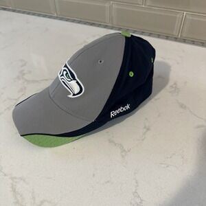 Seattle Seahawks Reebok Cap Baseball Hat Cap NFL Size L/XL